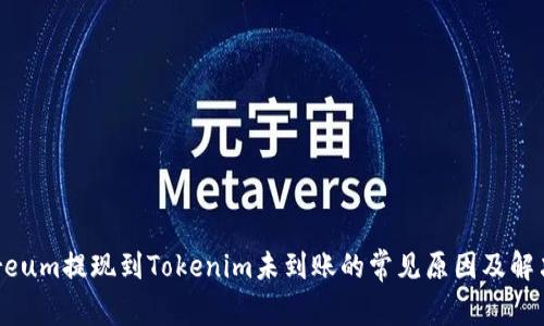 Ethereum提现到Tokenim未到账的常见原因及解决方案